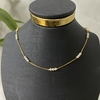 Choker Mini Pérola Banhado a Ouro - comprar online