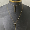 Colar Duplo Zircônia Riviera Banhado a Ouro - comprar online