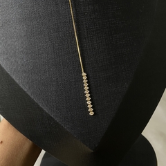 Colar Duplo Zircônia Riviera Banhado a Ouro - Luster Concept