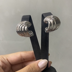 Brinco Caracol Banhado a Prata - comprar online