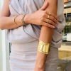 Bracelete Elsa Duo Banhado a Ouro