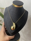 Colar Gota Grande Banhado a Ouro - comprar online