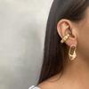 Brinco Orgânico Banhado a Ouro - comprar online