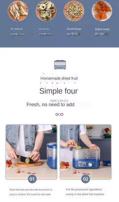 Mini Desidratador de Alimentos