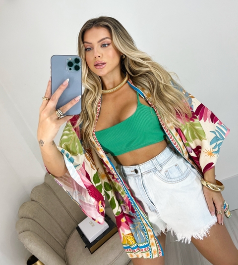 CROPPED MILA verde