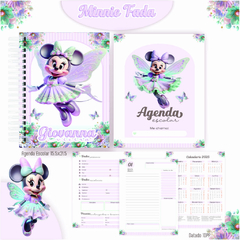 Agenda escolar minie fada