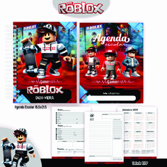 Agenda escolar roblox menino - comprar online