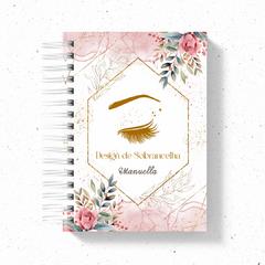 Agenda design de sobrancelha na internet