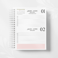 Agenda alfabeto delicaty - Encantos da Nanna - Papelaria Criativa
