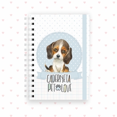 Caderneta pet dog beagle - Encantos da Nanna - Papelaria Criativa