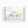 Livro do bebê trem animais menino