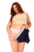 Kit de Calcinhas Plus Size de Algodão Tradicional Lisa