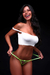 Kit de calcinhas invisíveis fio dental neon bicolor de tule com regulagem - Melô Lingerie - Varejo Online para Todo Brasil
