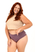 Kit de Calcinhas Plus Size de Algodão Cós Embutido Lisa - comprar online