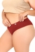 Kit de Calcinhas Plus Size de Algodão Comum Lisa na internet