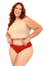 Kit de Calcinhas Fio Duplo Plus Size de Poliamida - Gérbera - comprar online