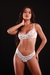 Conjunto "Sexy Tule" Sem Bojo com Renda na internet
