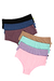 Kit de Calcinhas Plus Size de Algodão Cós Embutido Lisa - Melô Lingerie - Varejo Online para Todo Brasil