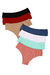 Imagem do Kit de Calcinhas Plus Size de Algodão Comum Lisa