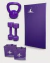 Kit You Strong Treino Completo - kettlebell, par de caneleiras, par de halter, colchonete