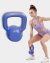 Kettlebell roxo emborrachado (queirobel), kettlebell 10kg e 8kg