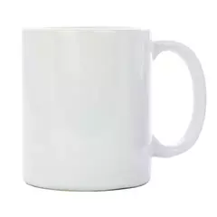 Caneca Ceramica Branca 300ml Nacional