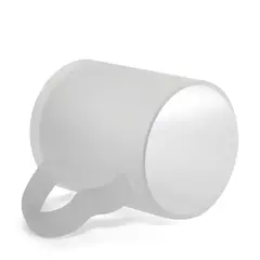 Caneca Alça Coração Vidro Fosco 9cm Live - comprar online