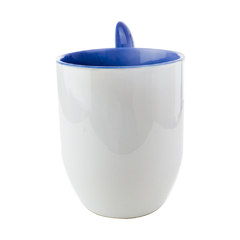 Caneca com Colher, Alça e Interior Azul LIVE - comprar online