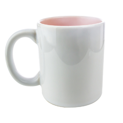 Caneca Nacional com Interior Rosa