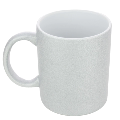 Caneca Glitter Prata Nacional