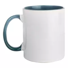 Caneca JKB Alça e Interior Verde Escuro