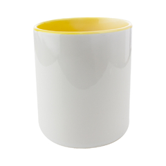 Caneca Live com Interior Amarelo