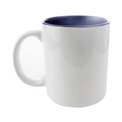Caneca Live com Interior Azul escuro