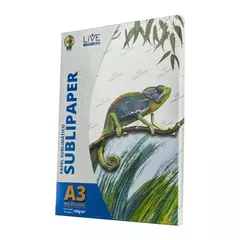 Papel Sublimatico A3 100 Folhas Live