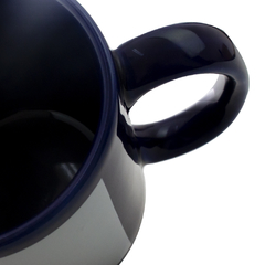 Caneca com Tarja Live Azul cobalto na internet