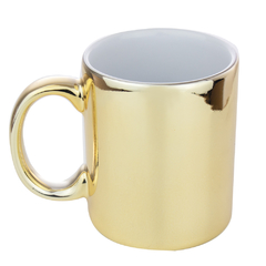 Caneca Cromada Live Dourado