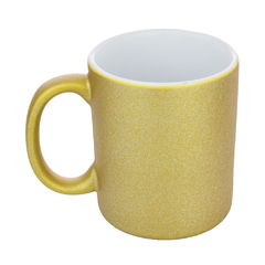 Caneca Glitter Live Dourado