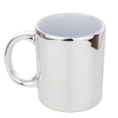 Caneca Cromada Live Prata