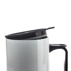 Travel Mug Aço Inox Branco 450 ml - comprar online