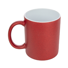 Caneca Glitter Live Vermelho