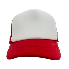 Boné Colorido com Frente Branca Vermelho - comprar online