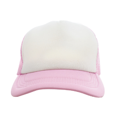 Boné Colorido com Frente Branca Rosa - comprar online