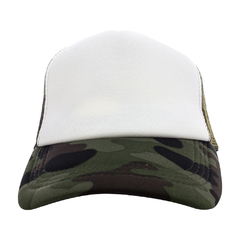 Boné Colorido com Frente Branca Camuflado - comprar online