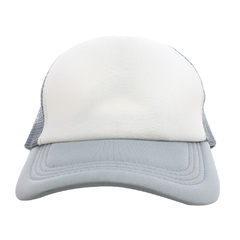 Boné Colorido com Frente Branca Cinza - comprar online
