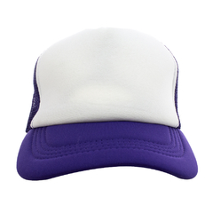 Boné Colorido com Frente Branca Roxo - comprar online