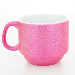 Xícara Glitter Pink 200 ml