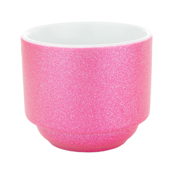 Xícara Glitter Pink 200 ml - comprar online