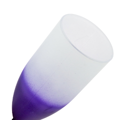 Taça de Champanhe Degradê Fosco Roxo - comprar online