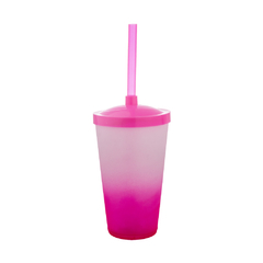 Copo Twister Degradê Fosco Rosa