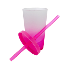 Copo Twister Degradê Fosco Rosa - comprar online